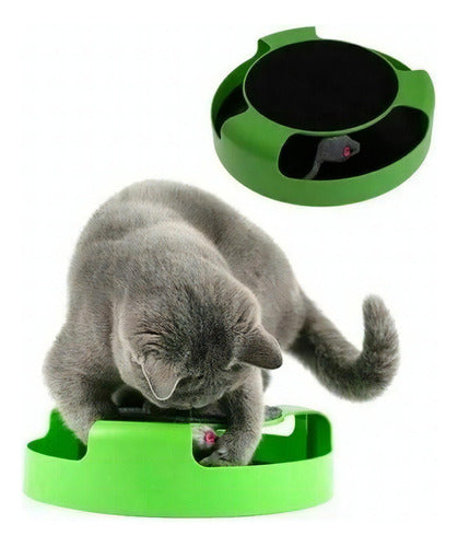 Divertido Juguete Para Gatos Atrapa Al Ratón Con Rascador - Deus Group