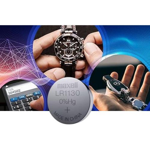 Pila Botón Maxell LR1130 | Multiusos 1.5V - Pack de 10 Unidades - Mi tienda