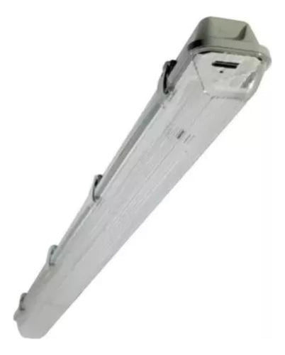 Canoa Estanco Doble Con Tubo Incluido 2x36w Ip65 1.2