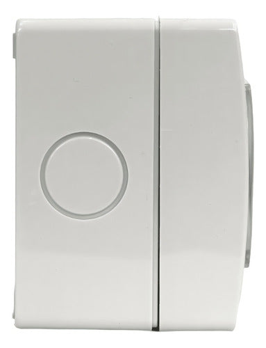 Tomacorriente Doble 10/16a Hydrobox Exterior Ip55 250v Sec Color Blanco