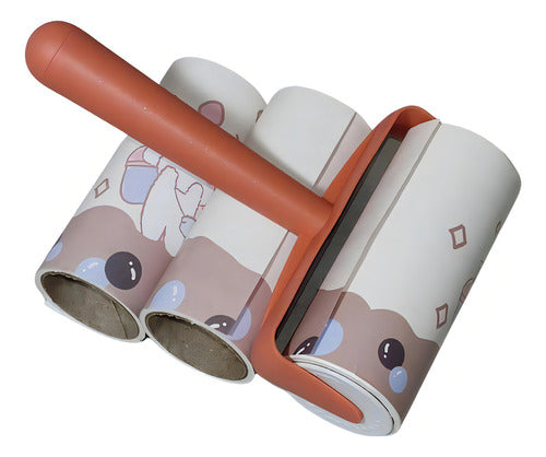 Pack X3 Rodillo Quita Pelo Multiuso Ropa Mascota Saca Pelusa Color Según Stock - Deus Group