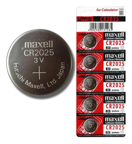 Pack 5 Pilas De Litio Maxell Cr2025 Multiusos