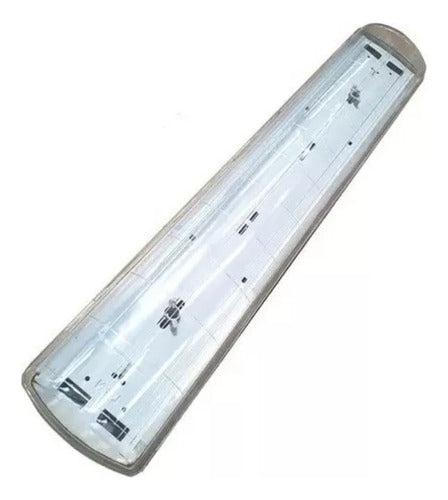 Canoa Estanco 2*10w Con Tubos Incluidos Ip54 60cm