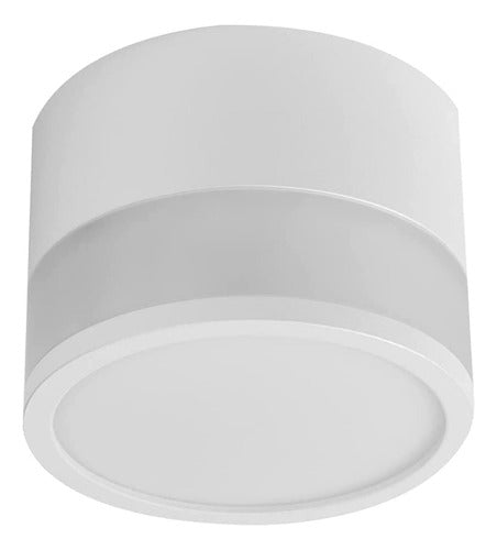 Panel Sobrepuesto Con Vidrio Decorativo Led 7w Luz Cálida