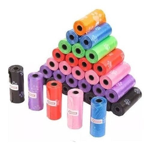 Bolsas Desechos Perro | 120 Rollos | 1800 Bolsas Repuestos Mascota