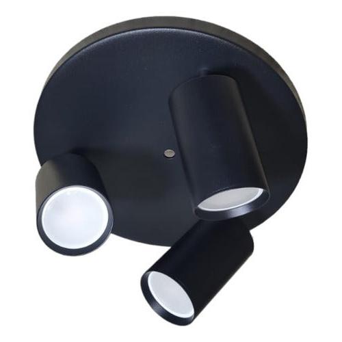 Aplique Porta Gu10 Triple Base Redonda Sobrepuesto Decorar - Deus Group