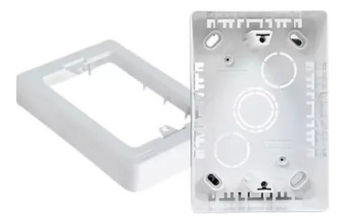 Caja Chuqui Sobrepuesta Eléctrica Pvc Sec