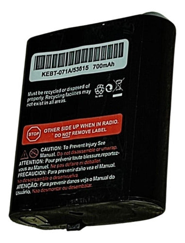 Batería Radio Transmisor Motorola Talkabout® 3,6v Pack 2