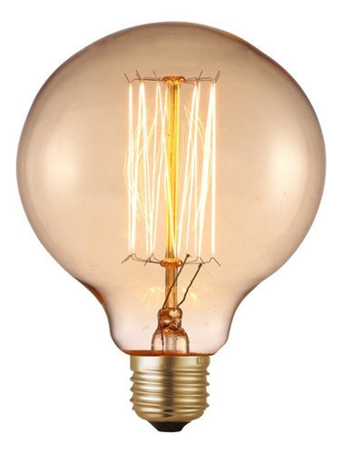Ampolleta Filamento de Carbono G80 Globo 8cm Dimeable 40W E27 Luz Cálida