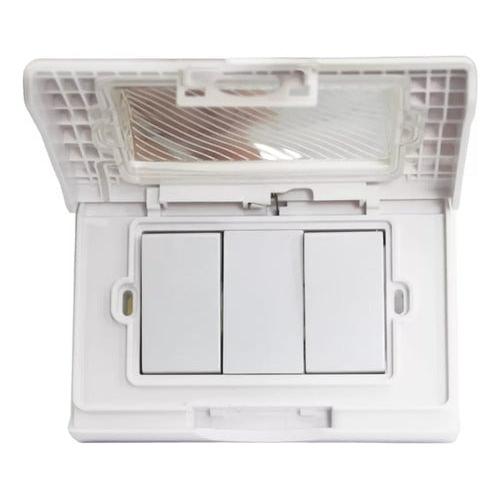 Interruptor Embutido Doble 9/12a S/p Exterior Ip55 250v Sec - Mi tienda