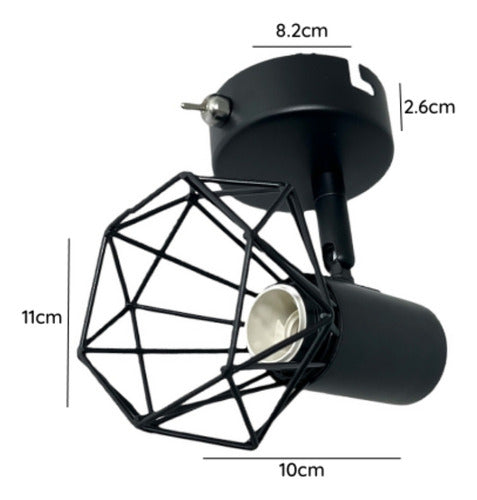 Aplique Simple Porta E14 Led Zavijava Konnergie Deus