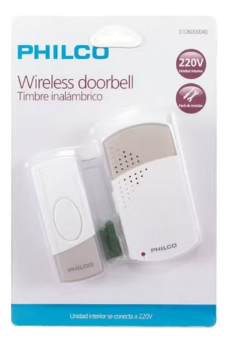 Pulsador Timbre Inalámbrico 220v Indicador Led 32 Melodías - Deus Group