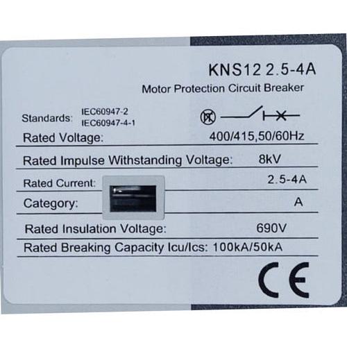 Guardamotor 2,5-4a, 660v Stanford Protector Seguridad - Deus Group