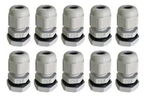 Pack 10 Unidades Prensa Estopa Cables De 3.5-6mm