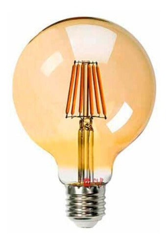 Ampolleta Vintage Globo 8W G80 Filamento - HB LED 03-DBG822