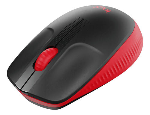 Mouse Inalambrico Logitech M190 Rojo Full Size
