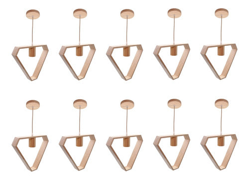 Pack 10 Lampara Porta Ampolleta E27 Rigel Konnergie Deus