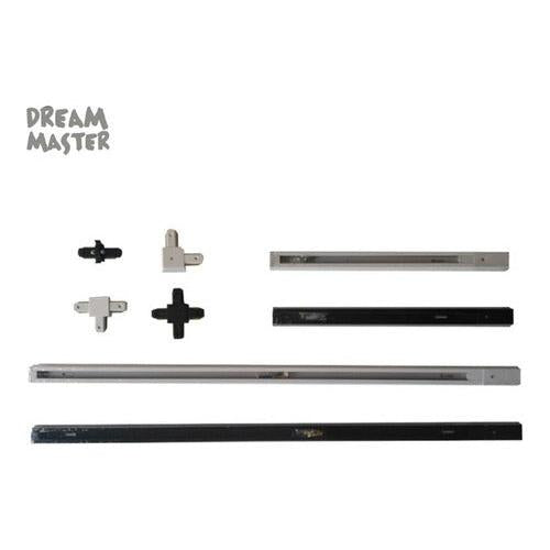 Conector Para Riel Monofásico En X Tipo Cruz 220v 4 Extremos - Deus Group