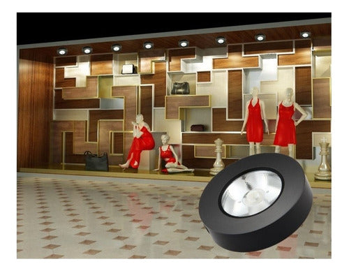 Panel Sobrepuesto Redondo Elegante Decorativo Led 5w