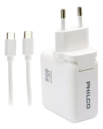 Cargador Usb A Y C Super Rapido 65w Enchufe 110v Y 220v