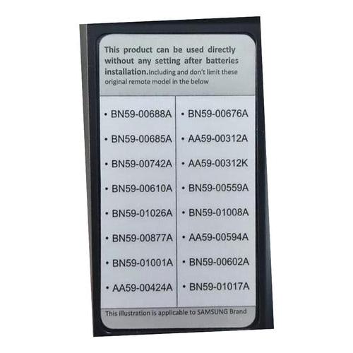 Control Remoto Compatible Televisor Samsung Smart Tv + Pilas - Deus Group