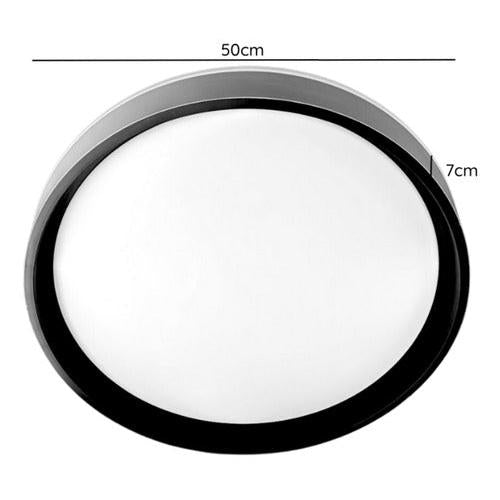 Lámpara Led 96w 50cm Redonda Sobrepuesta Elegante + Control - Deus Group