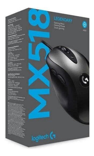 Mouse Pro Gamer Logitech G Series Mx518 Alámbrico 16000 Dpi