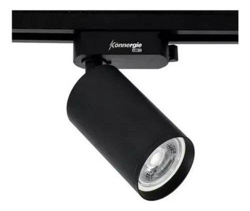 Foco Decorativo Lampara Riel Monofásico Porta Ampolleta 220v