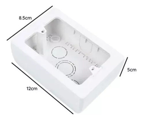Caja Chuqui Sobrepuesta Eléctrica Pvc Sec