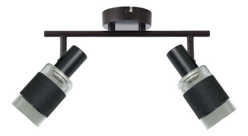 Pack 2 Aplique Doble Porta E14 Led Zaurak Konnergie Deus