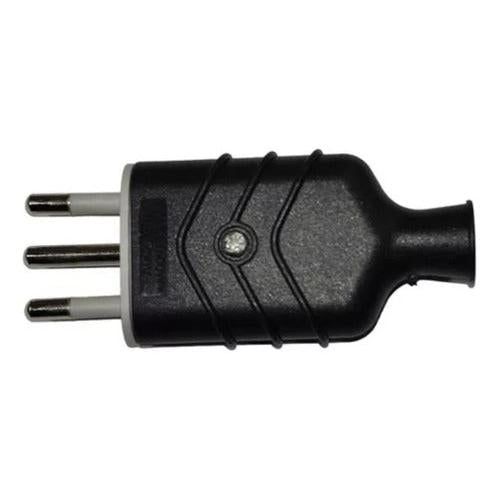 Enchufe Macho Volante 2p+t Pesado 10a 250v Sec - Deus Group