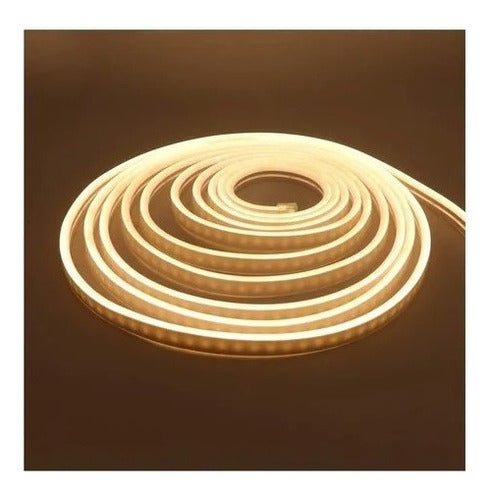 Cinta Led Neon 10 Metros + Conector Al 220v Colores A Elegir