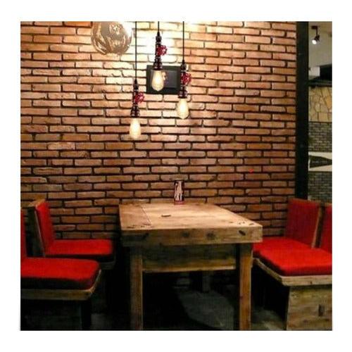 Lampara Colgante Industrial Tubo E27 Bronce - Deus Group