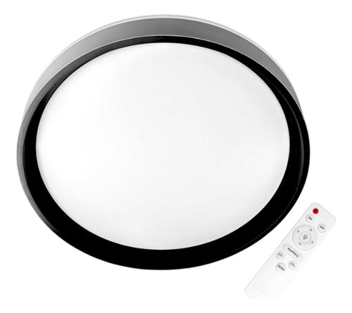 Lámpara Led 96w 50cm Redonda Sobrepuesta Elegante + Control - Deus Group