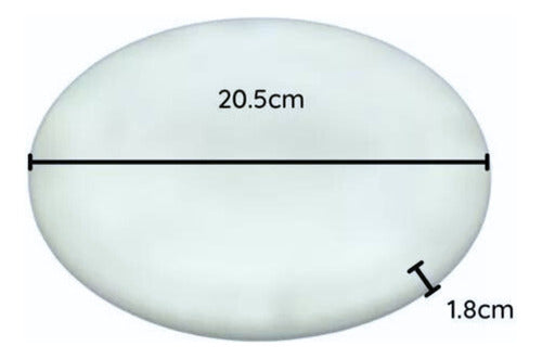 Foco Panel Plafón Led Sobrepuesto Redondo 36w Elegante