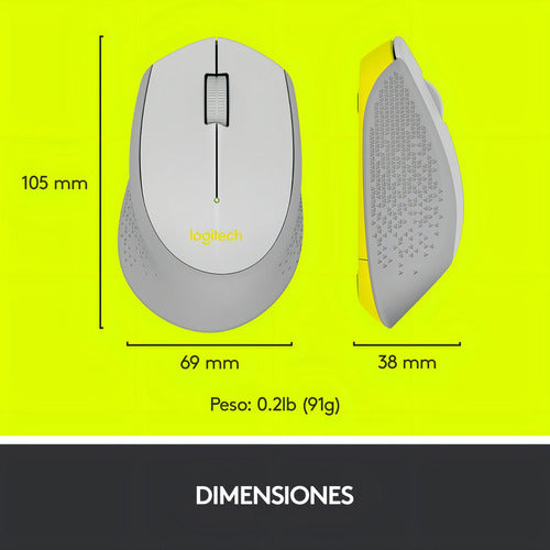 Mouse Inalambrico Logitech M280 Gris