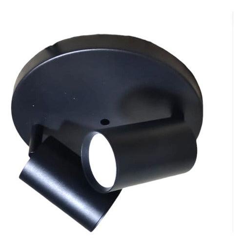 Aplique Porta Gu10 Doble Base Redonda Sobrepuesto Elegante - Deus Group