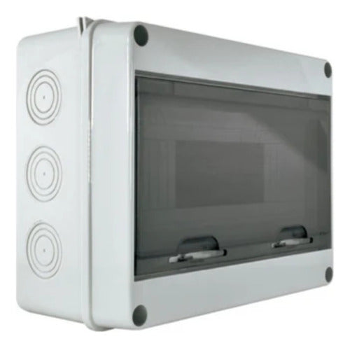 Tablero Electrico Sobrepuesto Exterior De 12 Polos Ip65