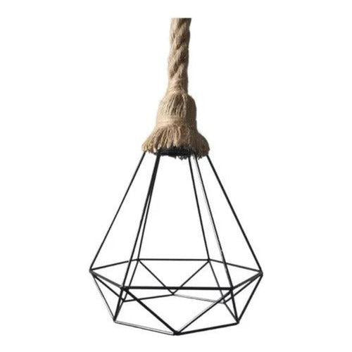 Soquete Lampara Diamante Colgante Vintage E27 + Ampolleta - Deus Group