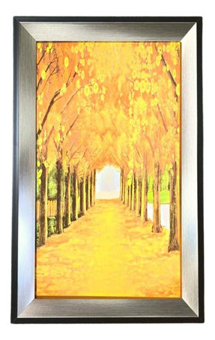Cuadro Luminoso Diseño Decorativo Colores Luz Led Decoracion