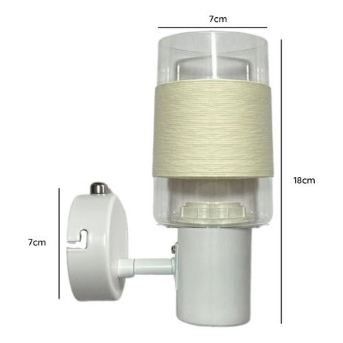 Aplique Simple Porta E14 Led Zaurak Konnergie Deus - Deus Group