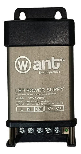 Fuente De Poder 12v 10a 120w Cinta Focos Cámaras Switching