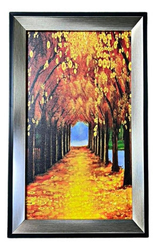 Cuadro Luminoso Diseño Decorativo Colores Luz Led Decoracion