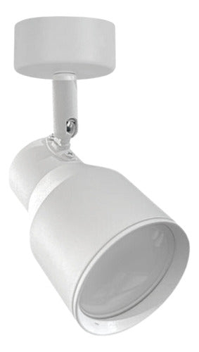 Aplique Foco Porta Ampolleta Dicroica Gu10 Moderno Dirigible - Deus Group