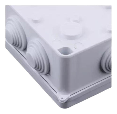 Caja Estanca Ip55 Ik07 Pvc Con 2 Conos 100x100x70 Sec