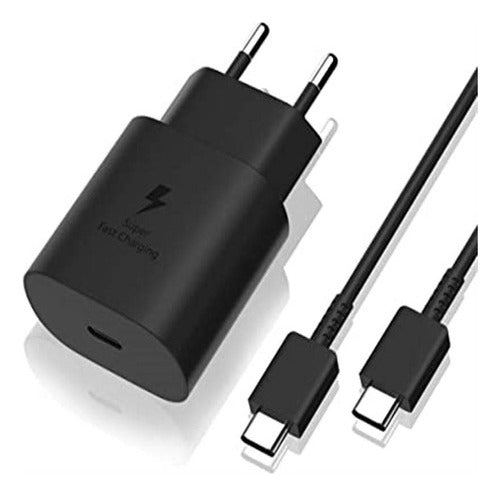Cargador Adaptador Xiaomi Samsung Huawei 25w C Carga Rápida