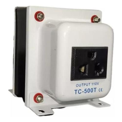 Auto Transformador Corriente 220v A 110v 500 Watts + Tierra - Deus Group