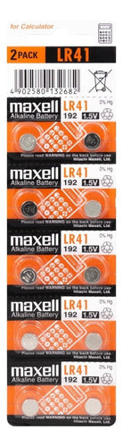 Maxell Micro Alkaline Lr41 1.5v Pack 10 Pilas - Mi tienda