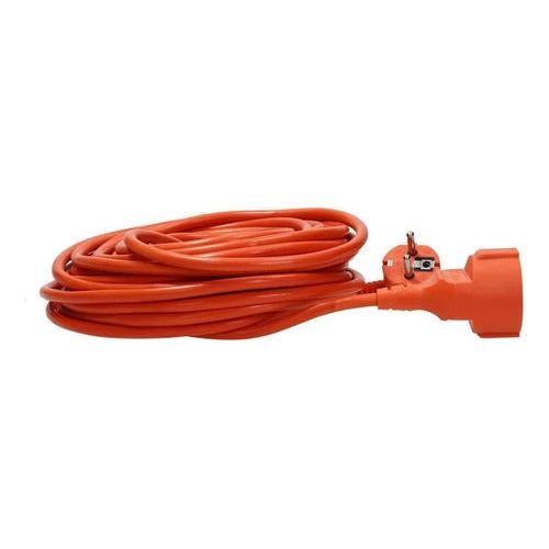 Extensión Eléctrica Para Exterior Obras Jardín Schuk 15 Mts Color Naranja - Deus Group