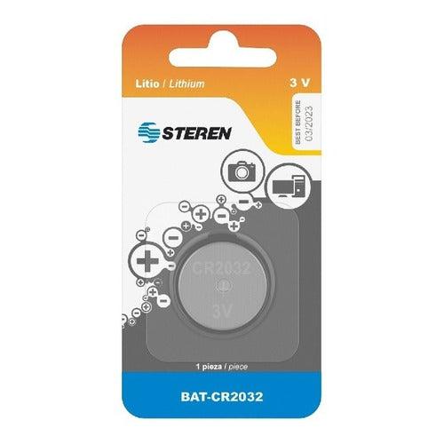 Pila Litio Tipo Botón 3 Volts 210 Mah Bat-cr2032 Steren - Deus Group